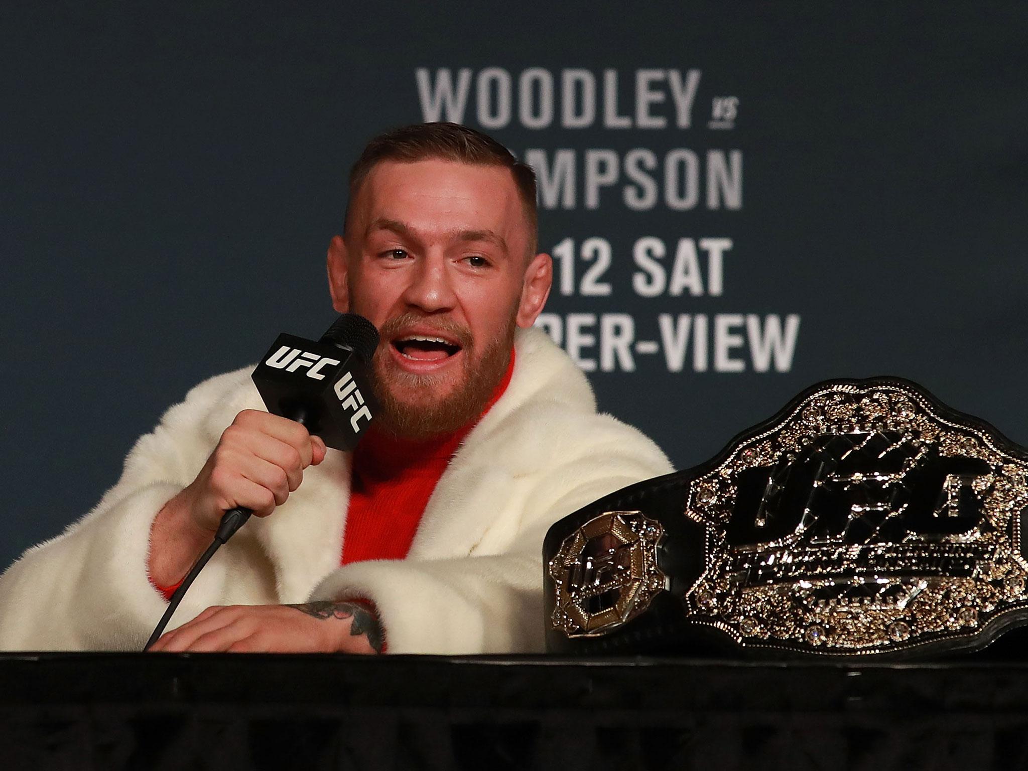 &#13;
McGregor is the most recognisable name in mixed martial arts &#13;