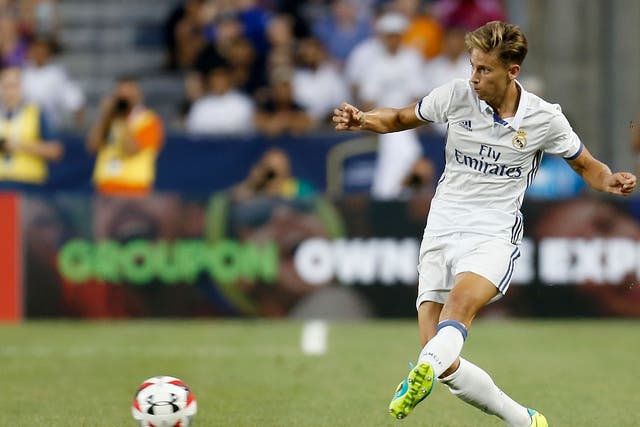 Real Madrid's Marcos Llorente