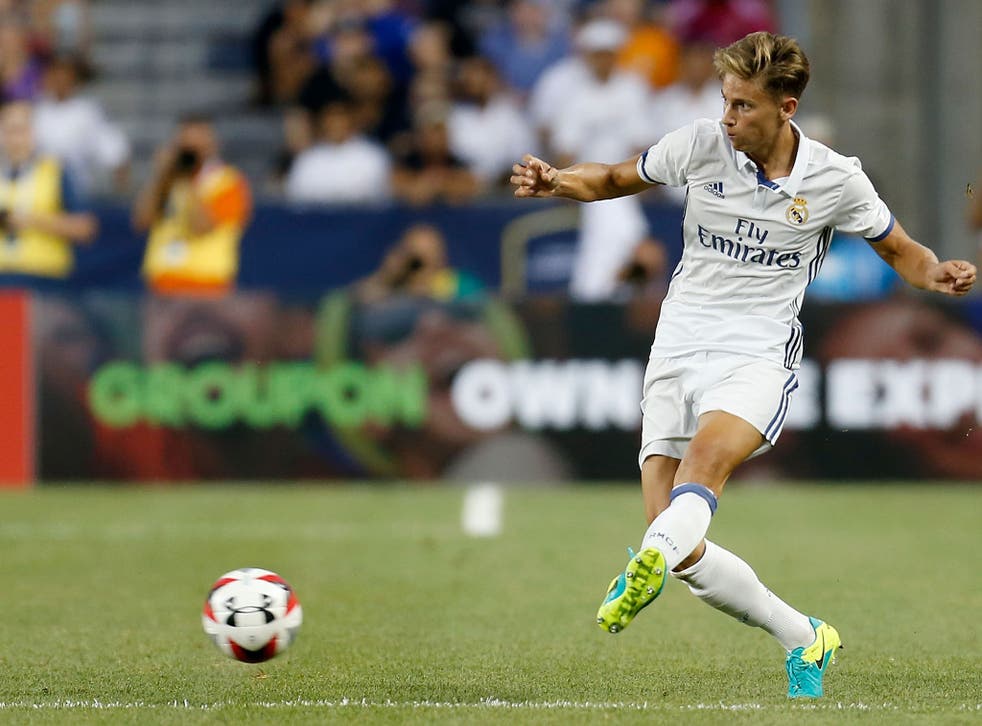 Real Madrid's Marcos Llorente