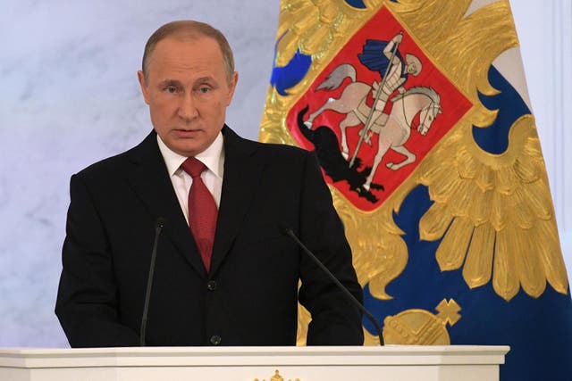 News of test comes amid growing tensions between the West and the Kremlin under Vladimir Putin