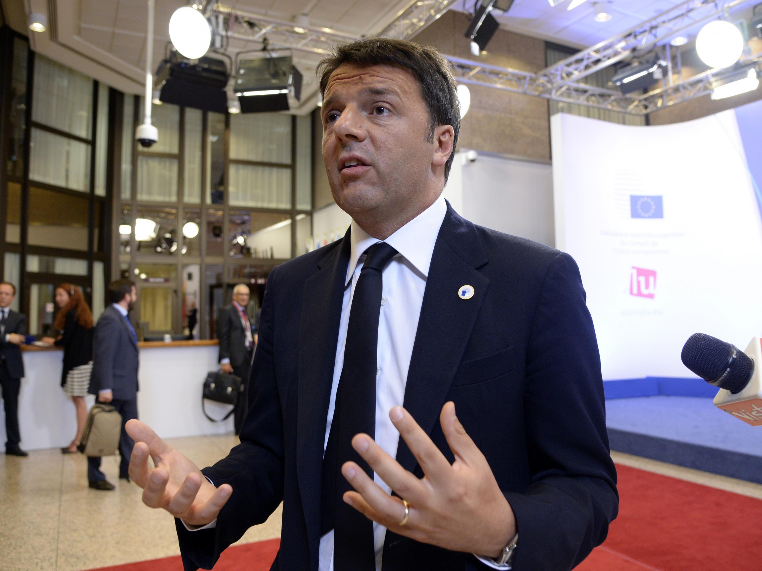 Italian Prime Minister Matteo Renzi is believed to be very, very worried