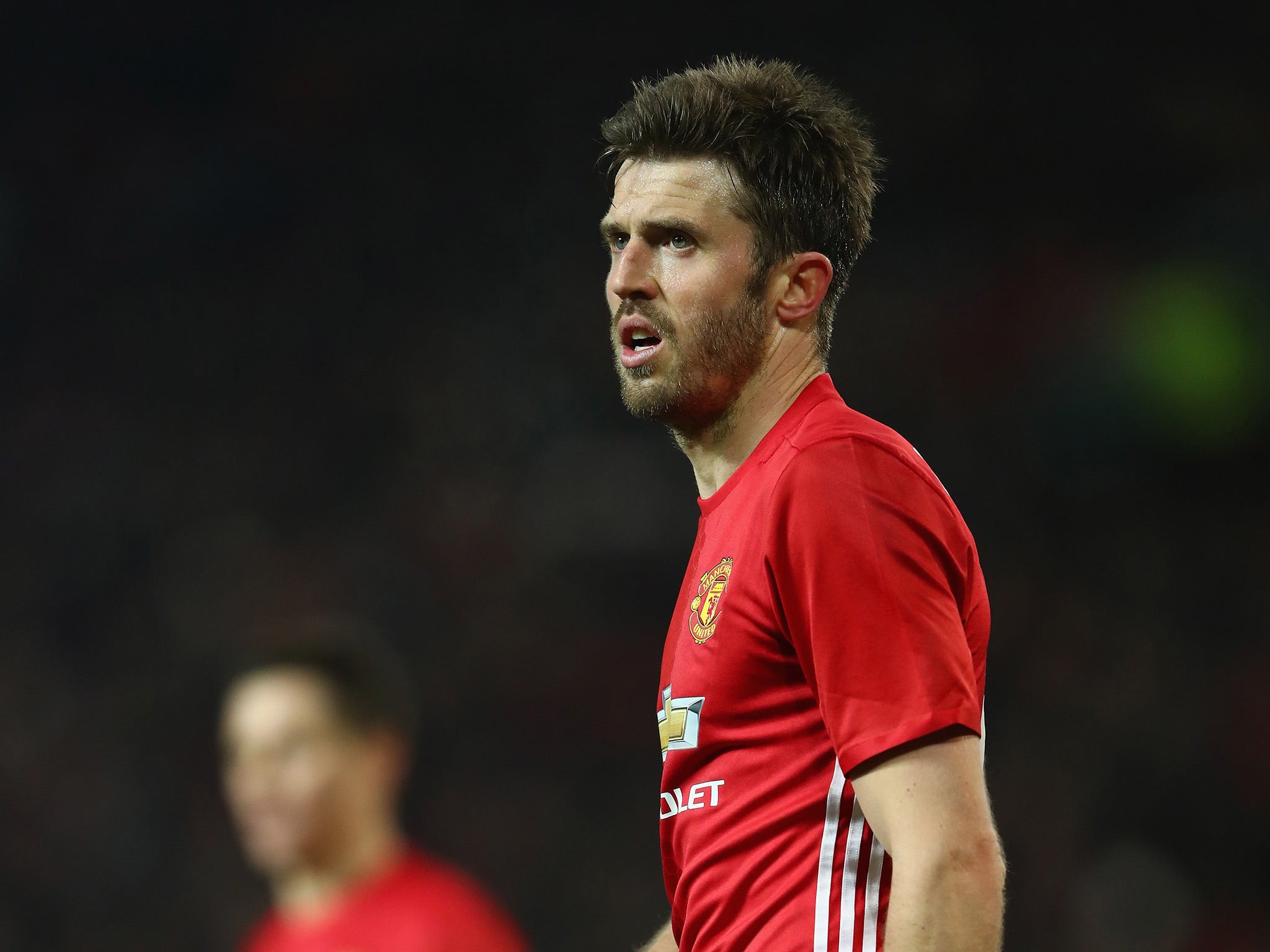 Carrick is pleased with level of performance shown by United, even if they still languish behind their rivals in the league