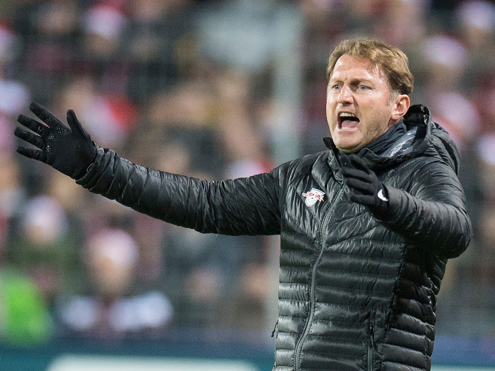 Hasenhuttl has guided his unbeaten Leipzig side to the top of the Bundesliga
