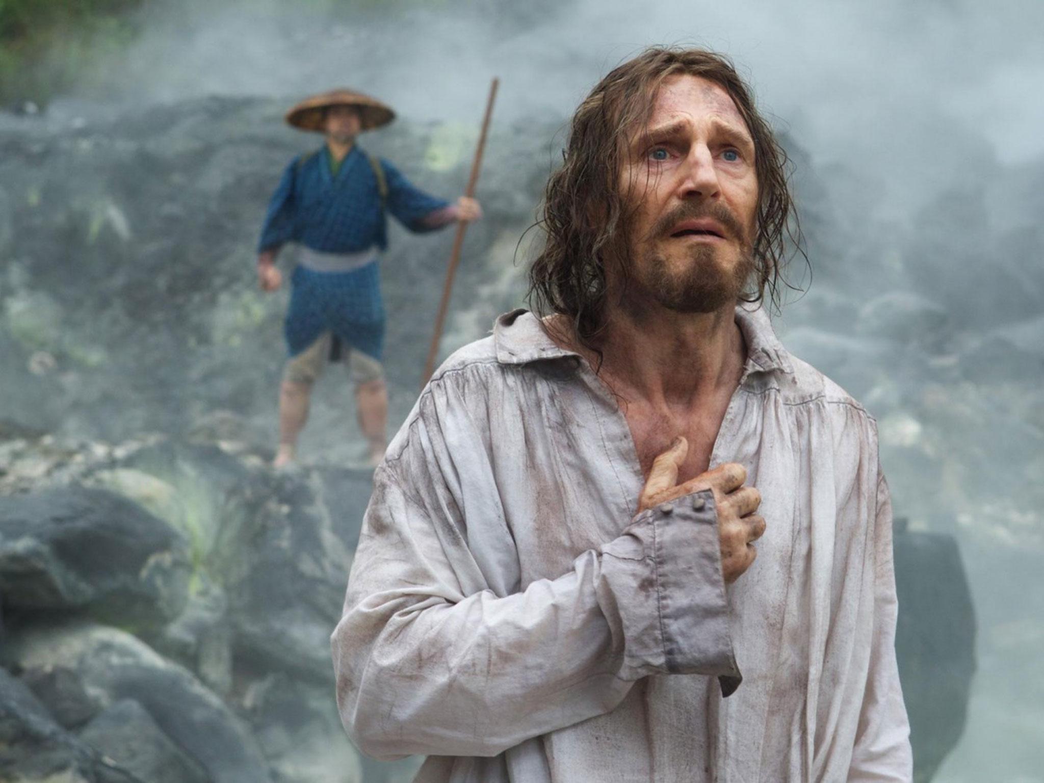 Liam Neeson takes a break from action films to play Father Ferreira in Scorsese's 'The Silence'
