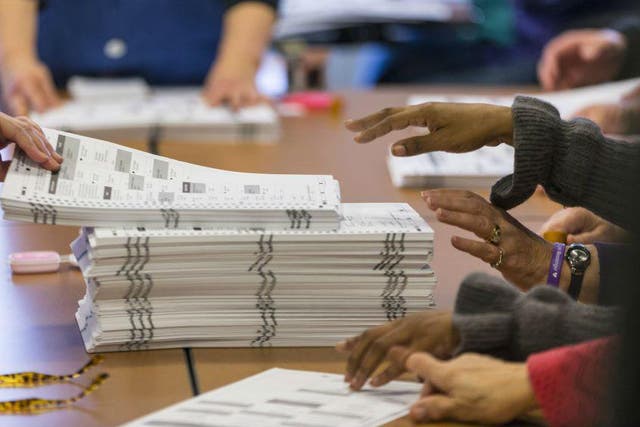 Mr Trump's supporters are seeking to block recounts in three states