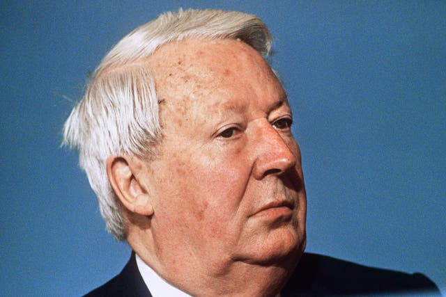 Sir Edward Heath in October 1989