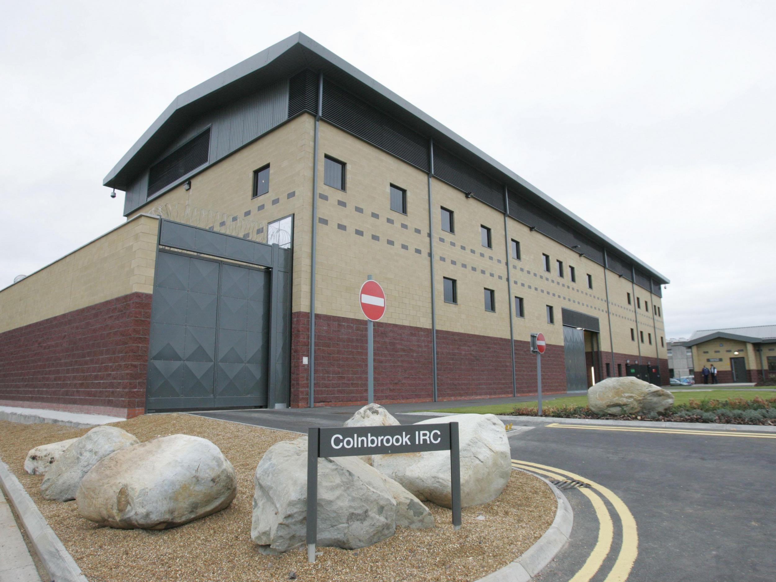 The man was held at Colnbrook Immigration Removal Centre, before he was deported.