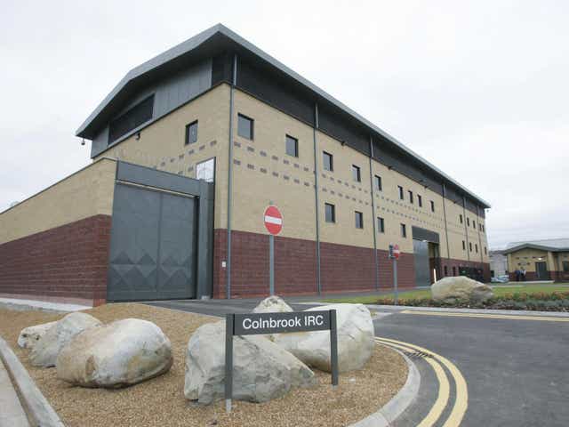 Colnbrook Immigration Removal Centre in Harmondsworth, West Drayton, Hillingdon