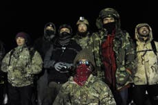Veterans build shelters for Standing Rock protesters