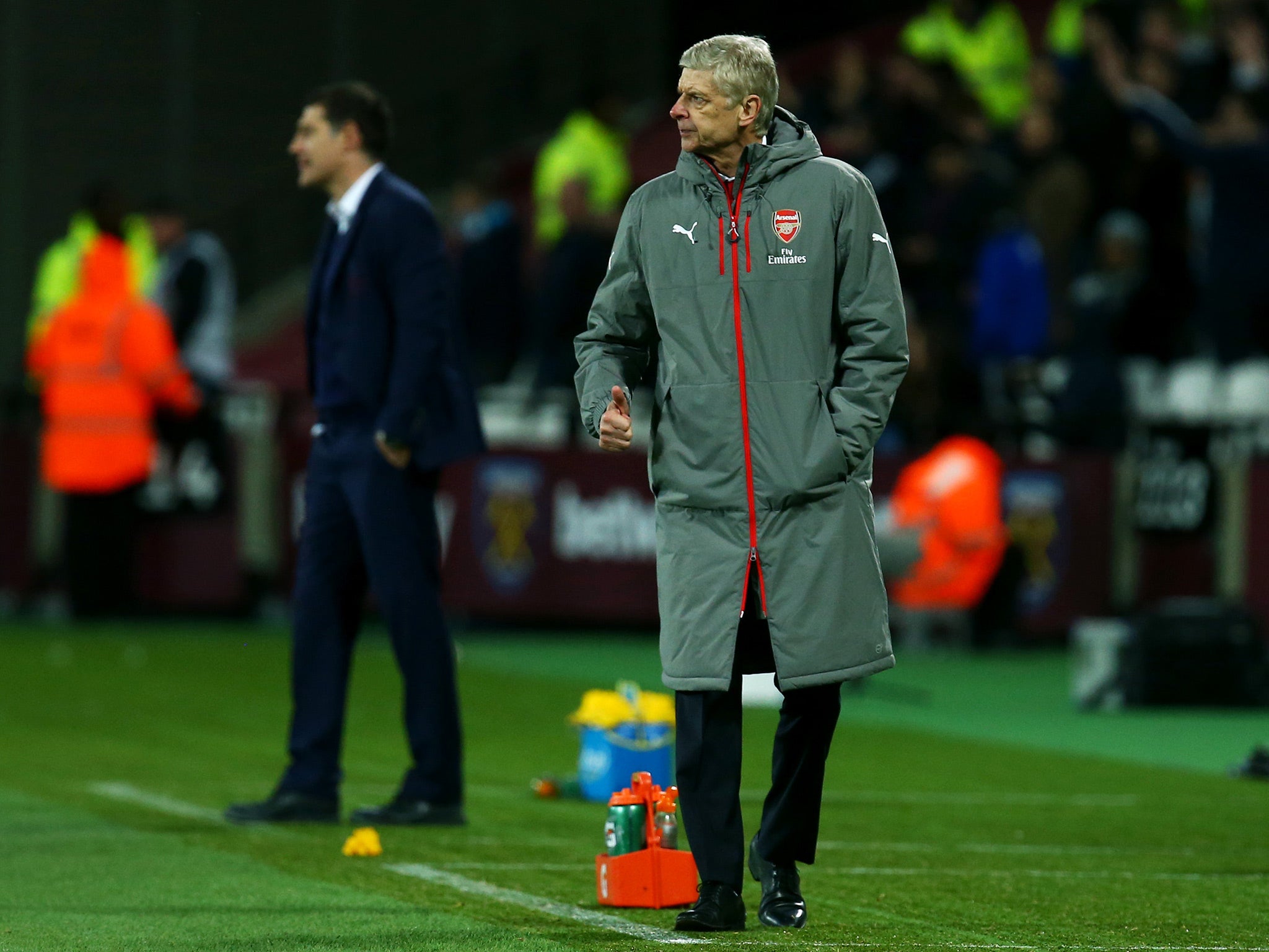 Wenger was delighted with his side's rout of their faltering opponents