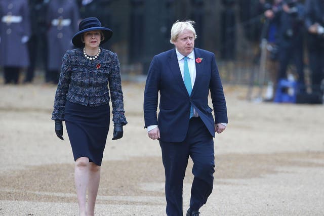 Theresa May and Boris Johnson appear to have opposite views on students and immigration targets