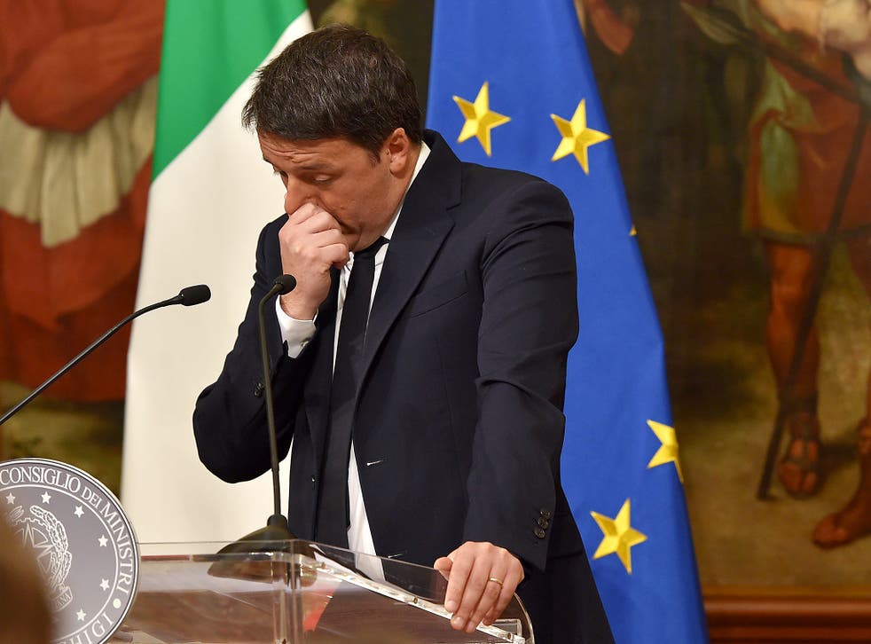 Italian Prime Minister Matteo Renzi has announced his resignation in the wake of the vote
