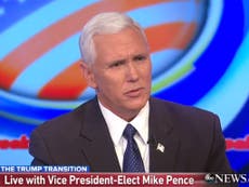 Mike Pence forced to defend Trump's illegal voting claim
