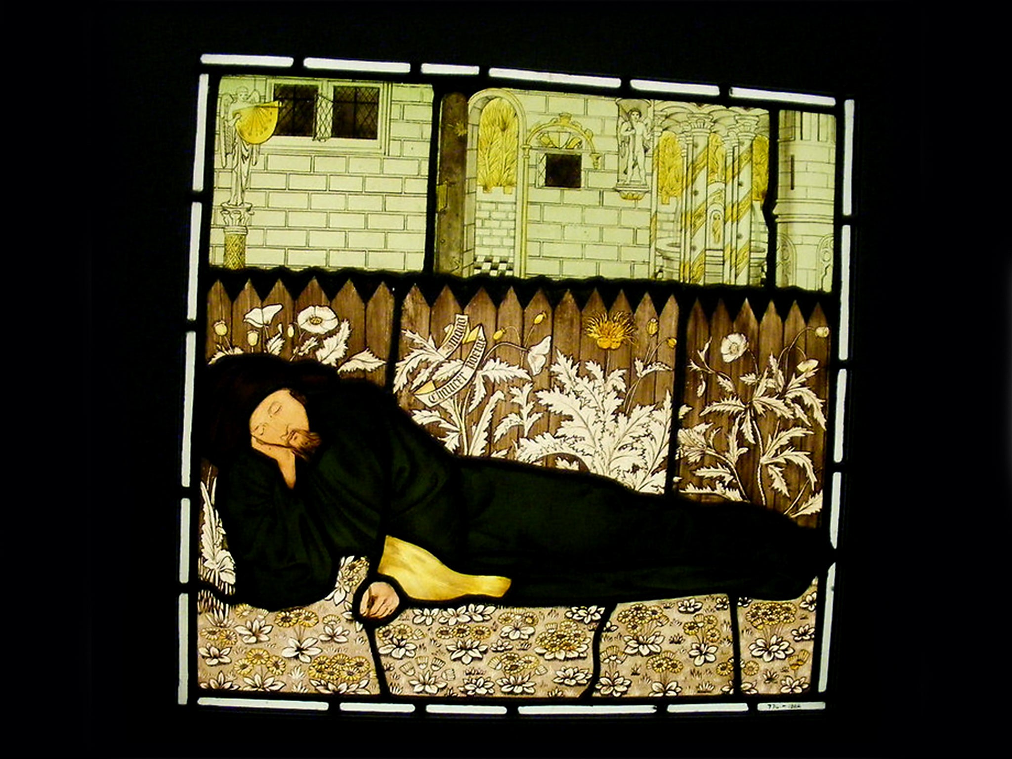Stained glass by Burne Jones, V&amp;A, London