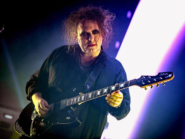 The Cure in concert at Wembley Arena