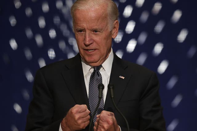 'Fate has a strange way of intervening,' Mr Biden told journalists when asked if he would run for the White House in 2020