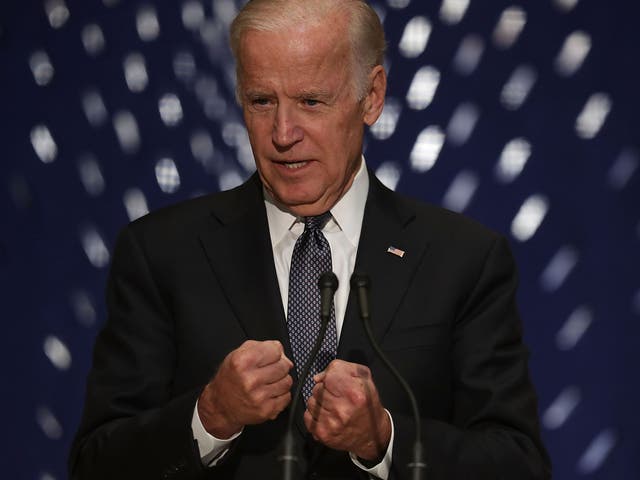 'Fate has a strange way of intervening,' Mr Biden told journalists when asked if he would run for the White House in 2020