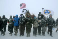 US veterans return to Standing Rock to form human shield