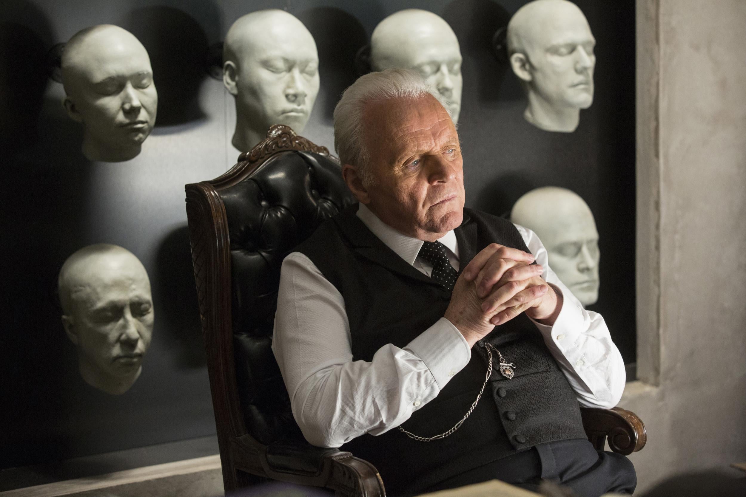 The scifi drama, starring Sir Anthony Hopkins, attracted an average of 12 million viewers