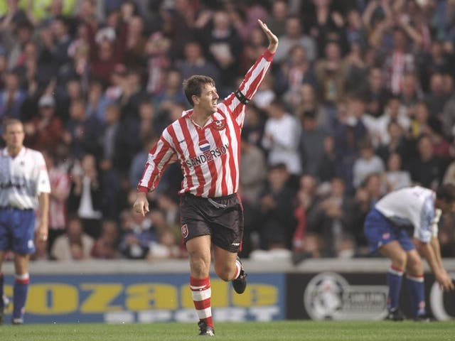 Le Tissier spent his entire professional club career with Southampton and won eight caps for the England national football team before turning to non-League football in 2002