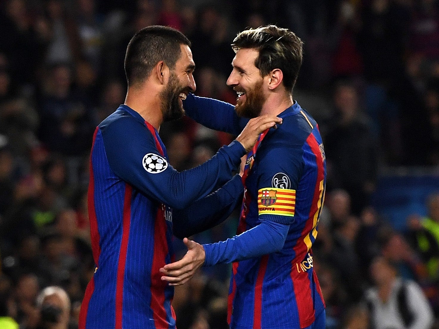 Turan bagged a second-half hat-trick for Barca