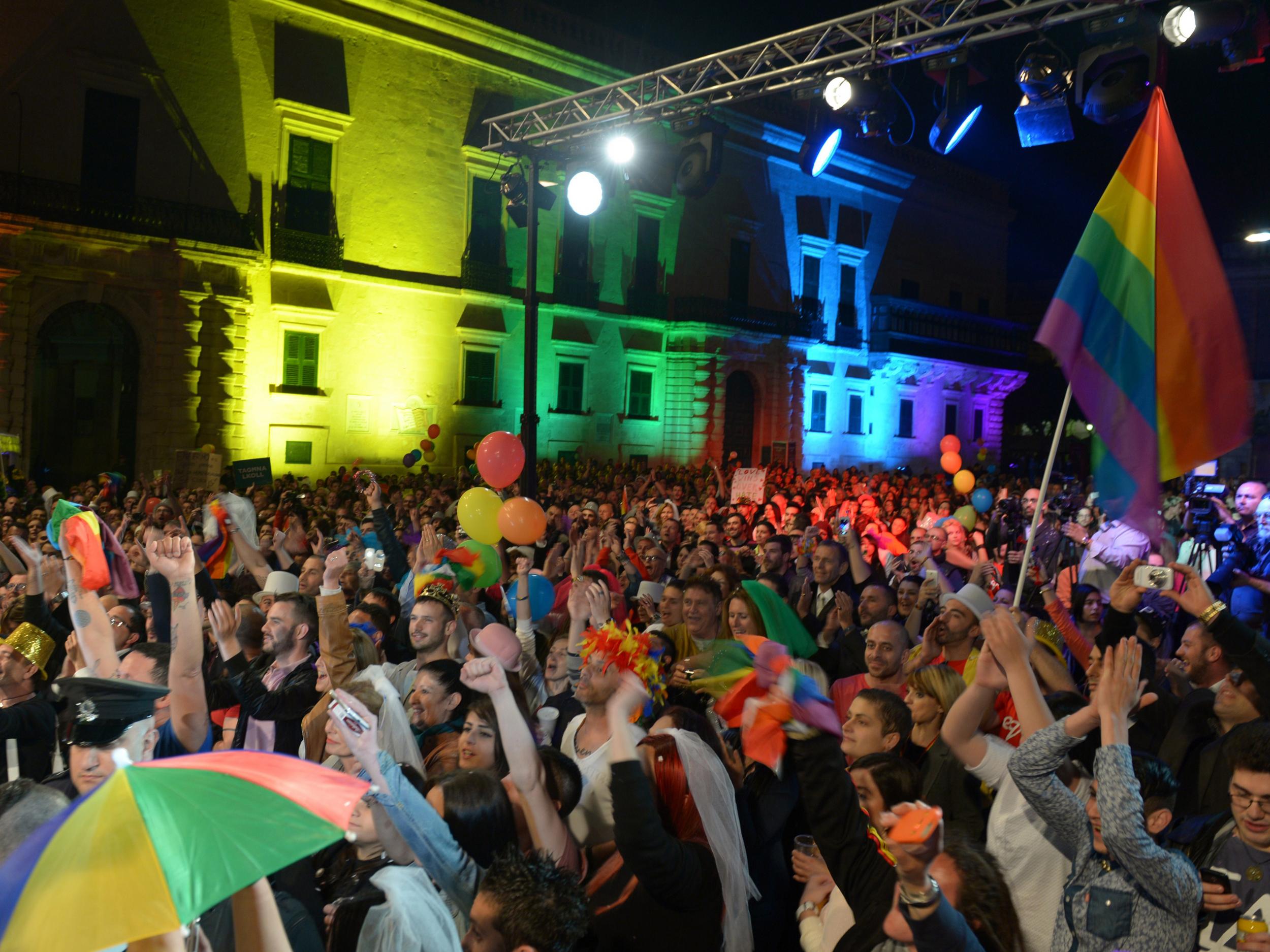 Malta has been named the best country in Europe for LGBT people