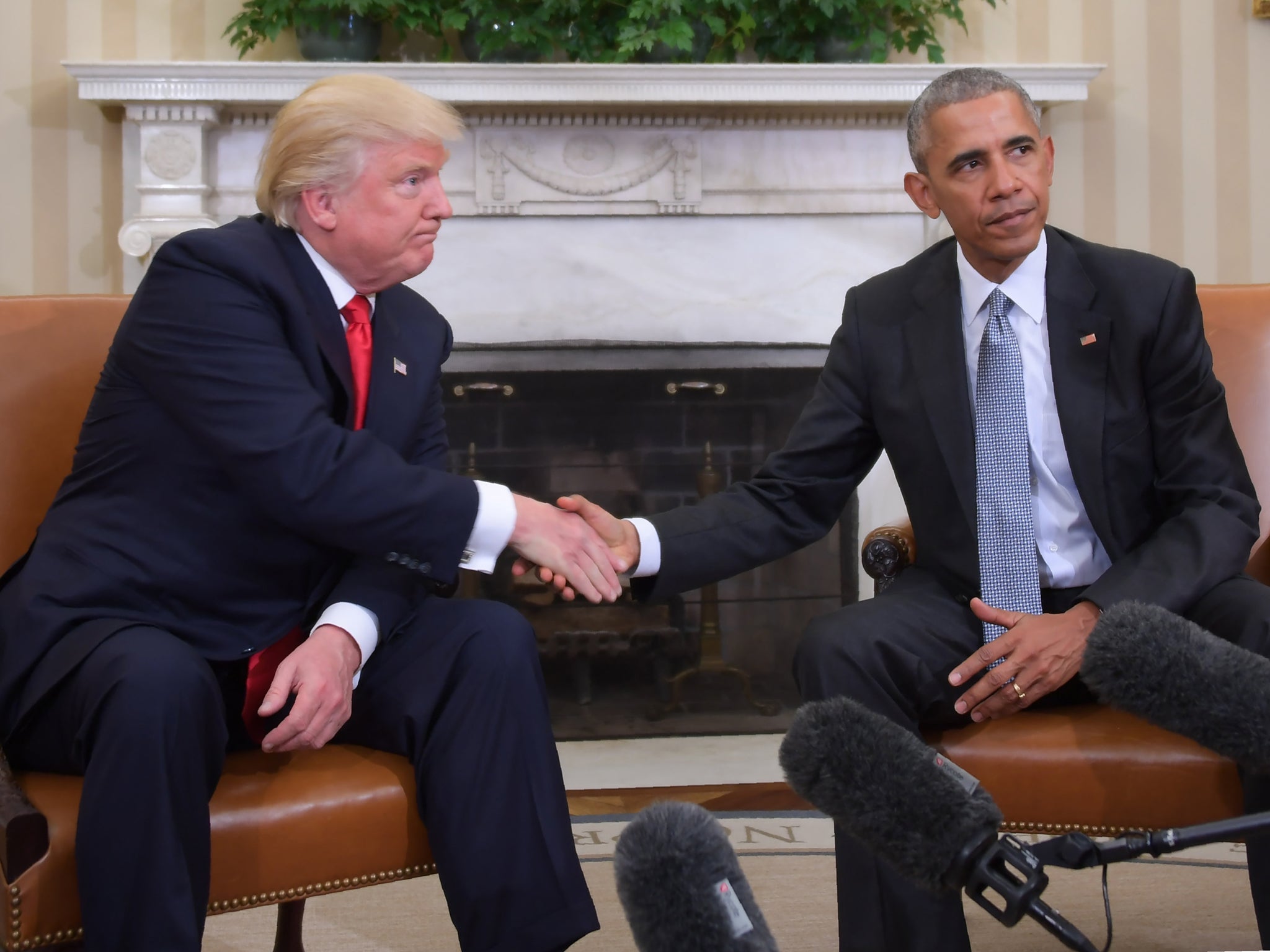 Trump meets Obama after election win