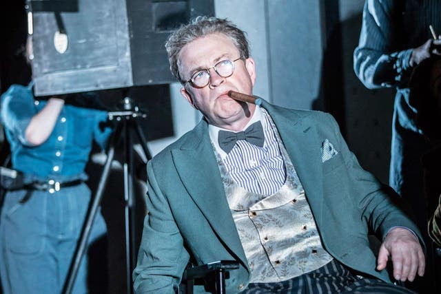 Harry Enfield plays a studio mogul in ‘Once in a Lifetime’ at the Young Vic