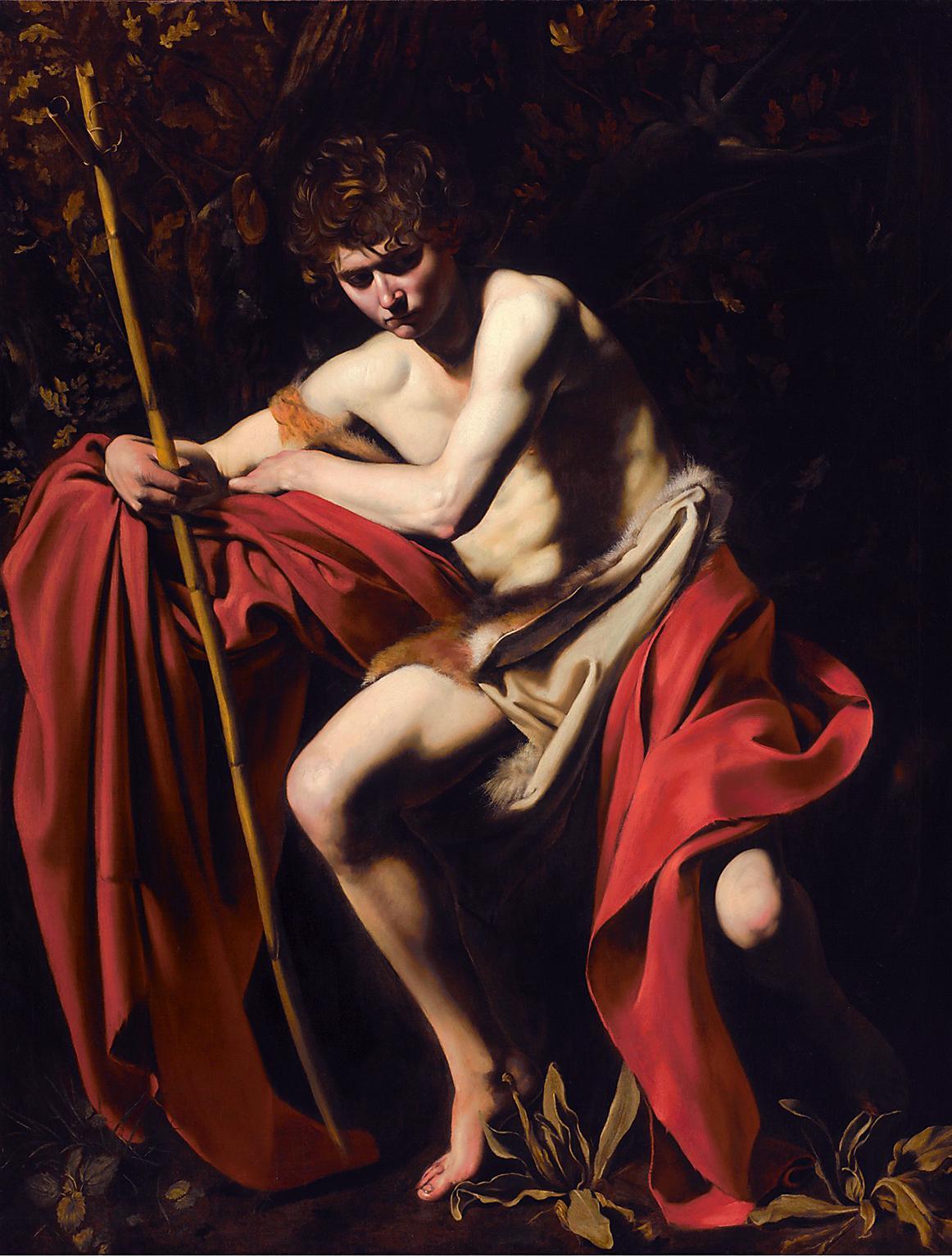 Michelangelo Merisi da Caravaggio, ‘Saint John the Baptist in the Wilderness’ 1604-1605 (Nelson Atkins Museum)