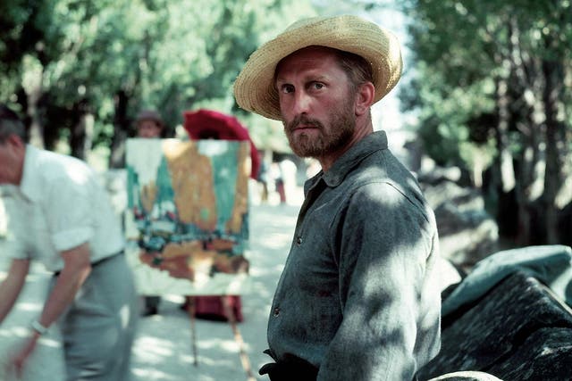 Portrait of the artist: Douglas in his Oscar-nominated role as Vincent van Gogh in 1956’s ‘Lust for Life’. He later said that his whole persona had been consumed by the part