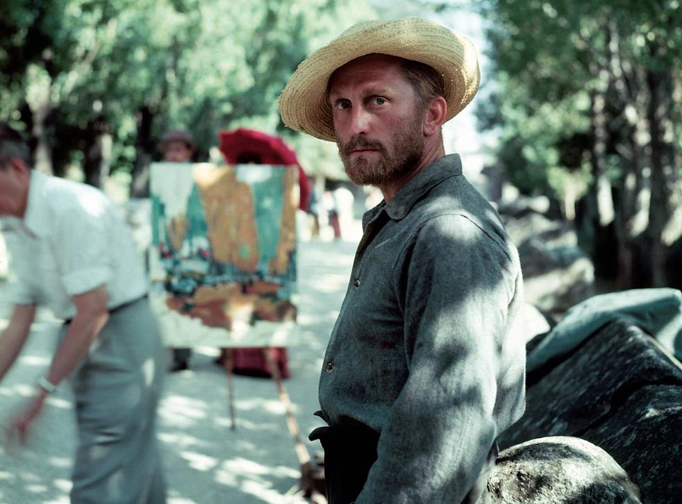Portrait of the artist: Douglas in his Oscar-nominated role as Vincent van Gogh in 1956’s ‘Lust for Life’. He later said that his whole persona had been consumed by the part