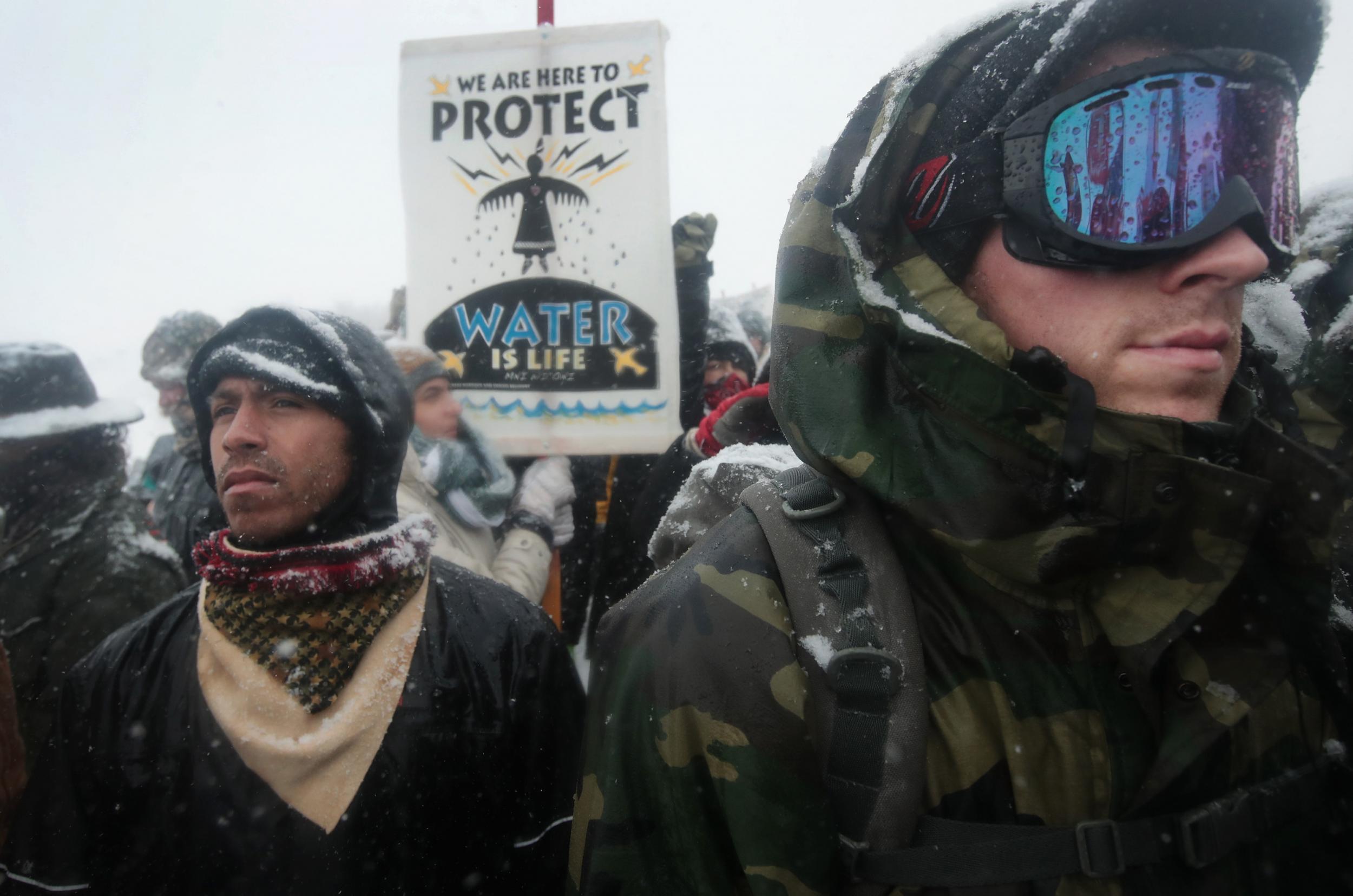 Flint residents hope the veterans will bring the spotlight back to their polluted water supply