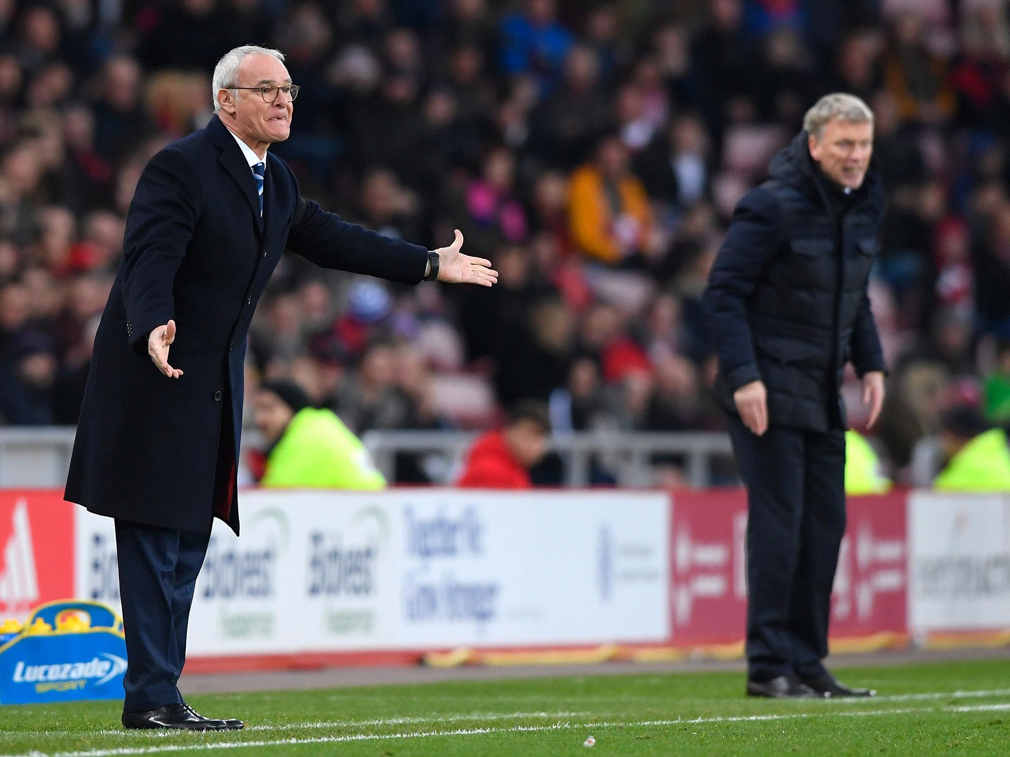 &#13;
Claudio Ranieri's men head into Wednesday's match on the back of a disappointing loss against Sunderland (Getty)&#13;