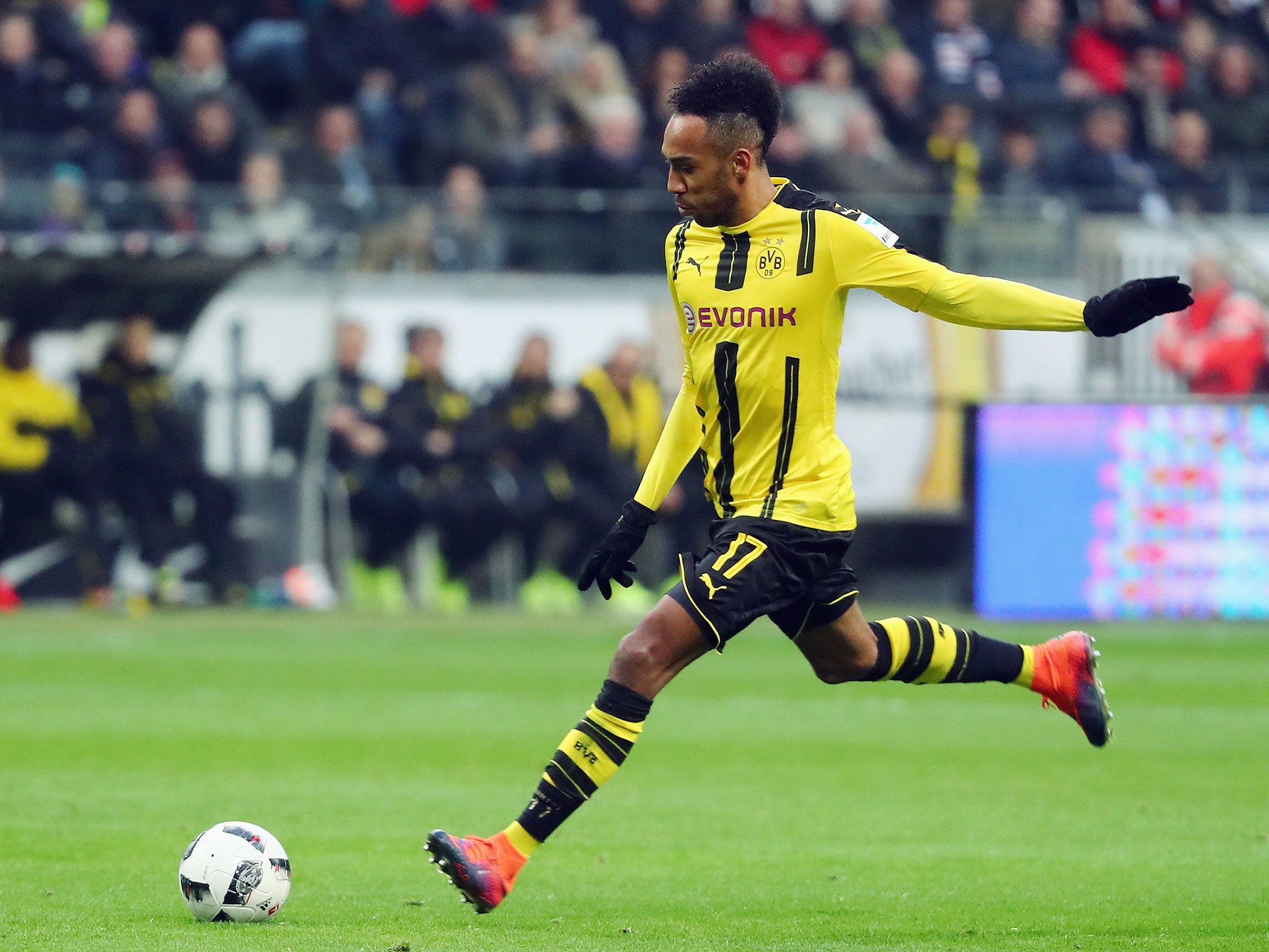 The Gabonese forward has scored a total of 85 goals from 125 appearances for Borussia Dortmund