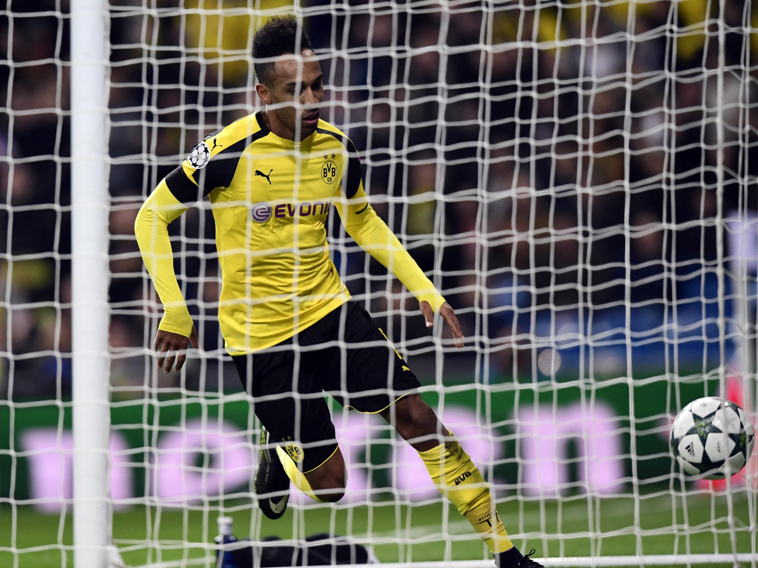 Aubameyang pulled one back for Dortmund