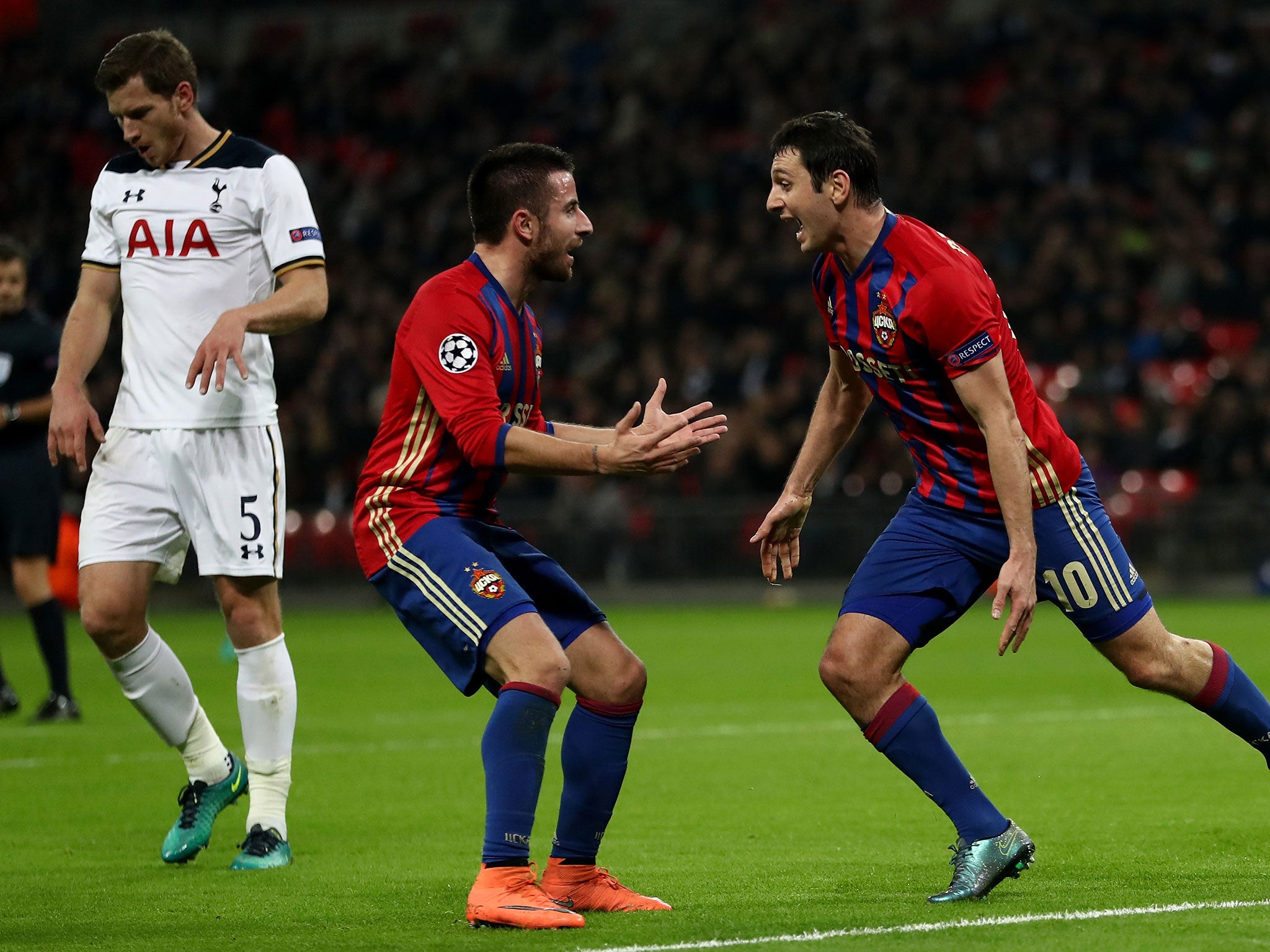 Another Wembley defeat seemed to be on the cards when Dzagoev struck against the run of play