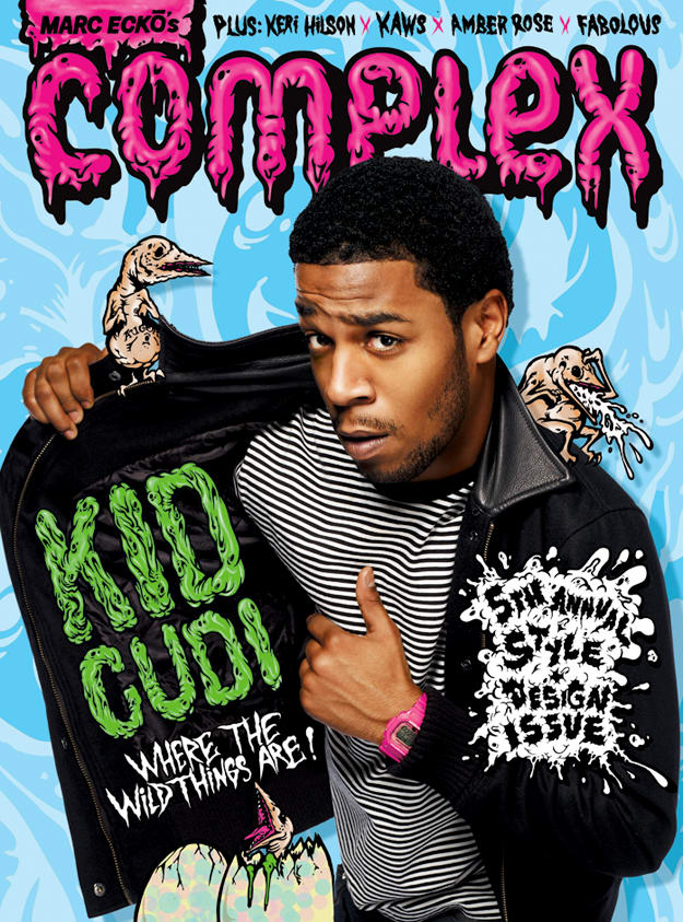 Kid Cudi covers Complex Magazine's 2009 August/September style and design issue.