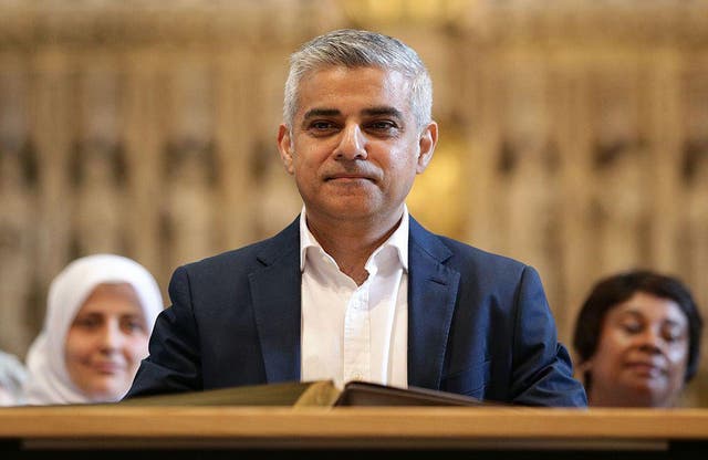 Sadiq Khan said the number of strikes that took place under previous mayor Boris Johnson was a "disgrace"