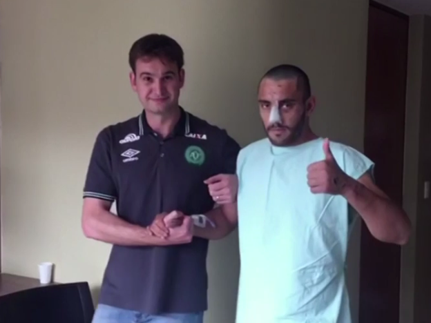 Alan Ruschel is making an encouraging recovery