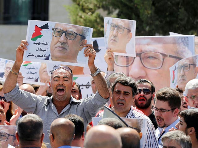 Nahed Hattar was shot dead in Amman on 25 September 2016