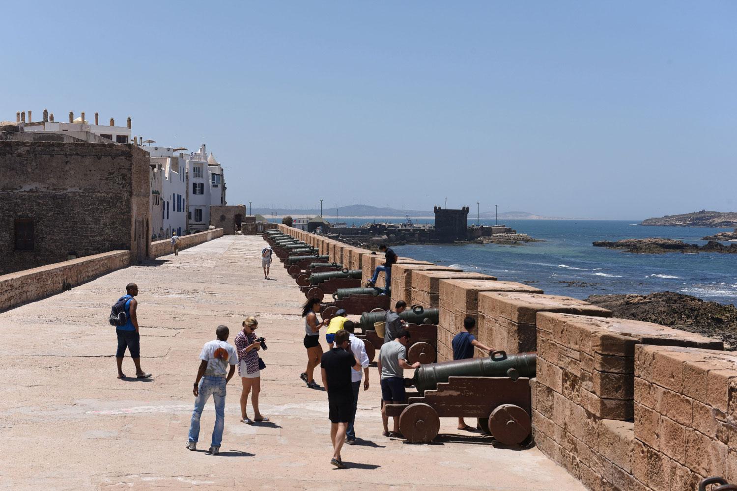 The city walls were built in the 1760s by a French military architect