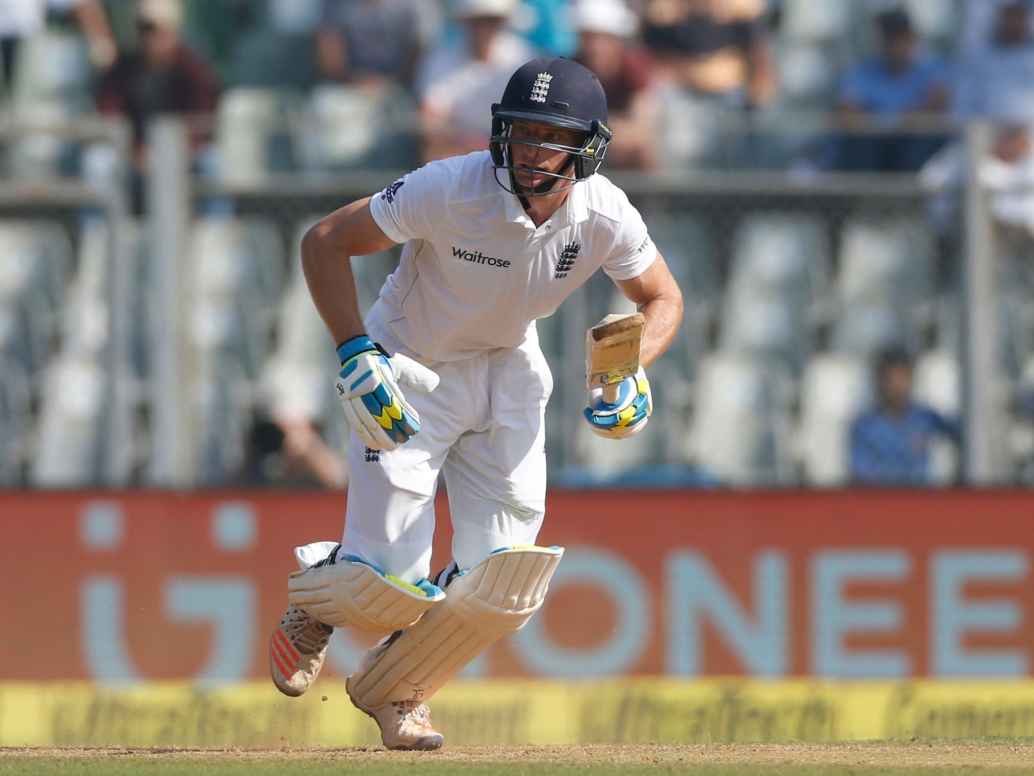 Buttler in action on the second day of the fourth Test