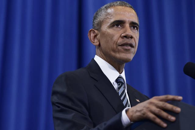 Barack Obama gives a counterterrorism speech in Tampa
