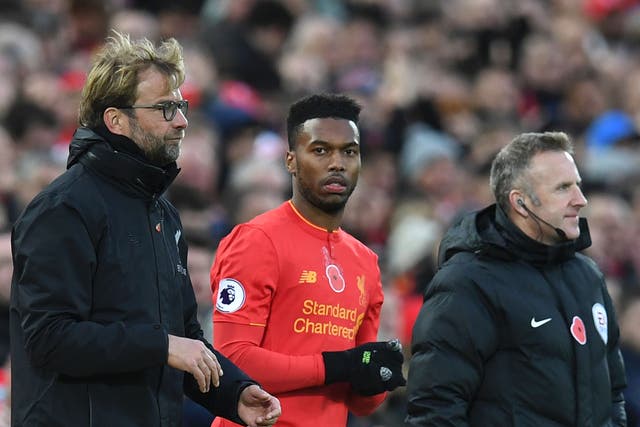 Sturridge has struggled to hold down a regular place in Klopp's side this season