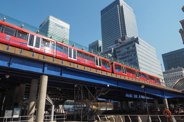 The Docklands Light Railway takes you from the City of London to London City 