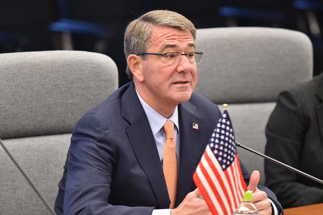 Ash Carter says the US must 'remain vigilant' in the fight against Isis