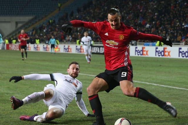 Ibrahimovic scored late on to secure qualification in Odessa