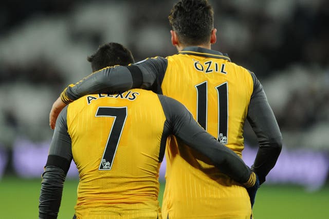 Alexis Sanchez & Mesut Ozil have formed a lethal partnership this season