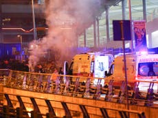 Death toll rises to 38 after twin explosions outside Istanbul stadium