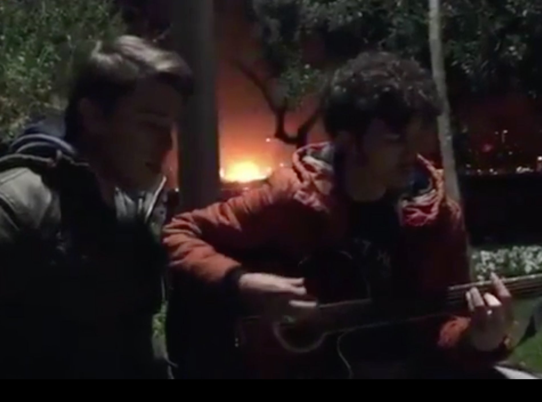 Video filmed by street musicians captures the moment of the Istanbul bomb attack on Saturday 10 December